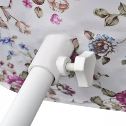 New FinePRICE Mallinukketorso nainen puuvilla ruusukuvio ja valkoinen