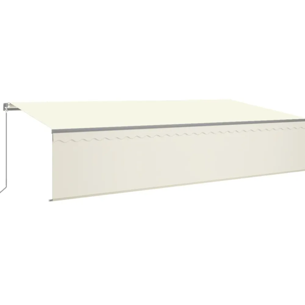 Discount FinePRICE Manuaalisesti kelattava markiisi verhoilla 3x2,5 m kerma