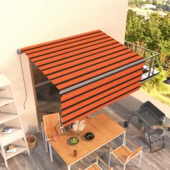 Discount FinePRICE Manuaalisesti kelattava markiisi verhoilla 3x2,5 m kerma