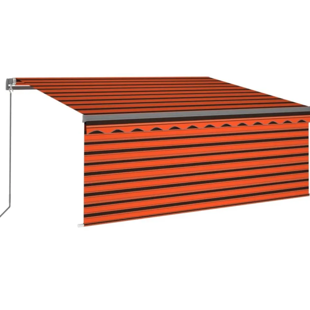 Discount FinePRICE Manuaalisesti kelattava markiisi verhoilla 3x2,5 m kerma
