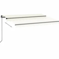 Best FinePRICE Manuaalisesti sisäänkelattava markiisi 1 300x250 cm sininen/valkoinen