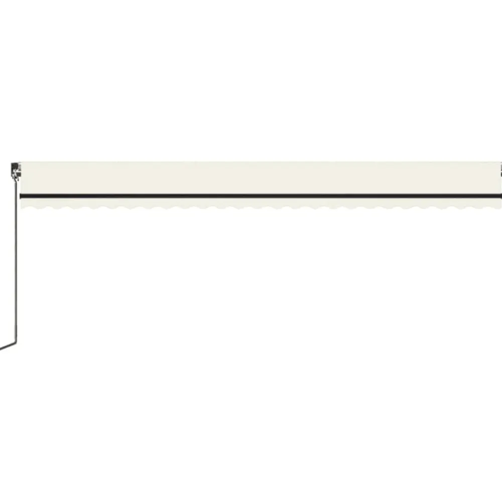 Best FinePRICE Manuaalisesti sisäänkelattava markiisi 1 300x250 cm sininen/valkoinen