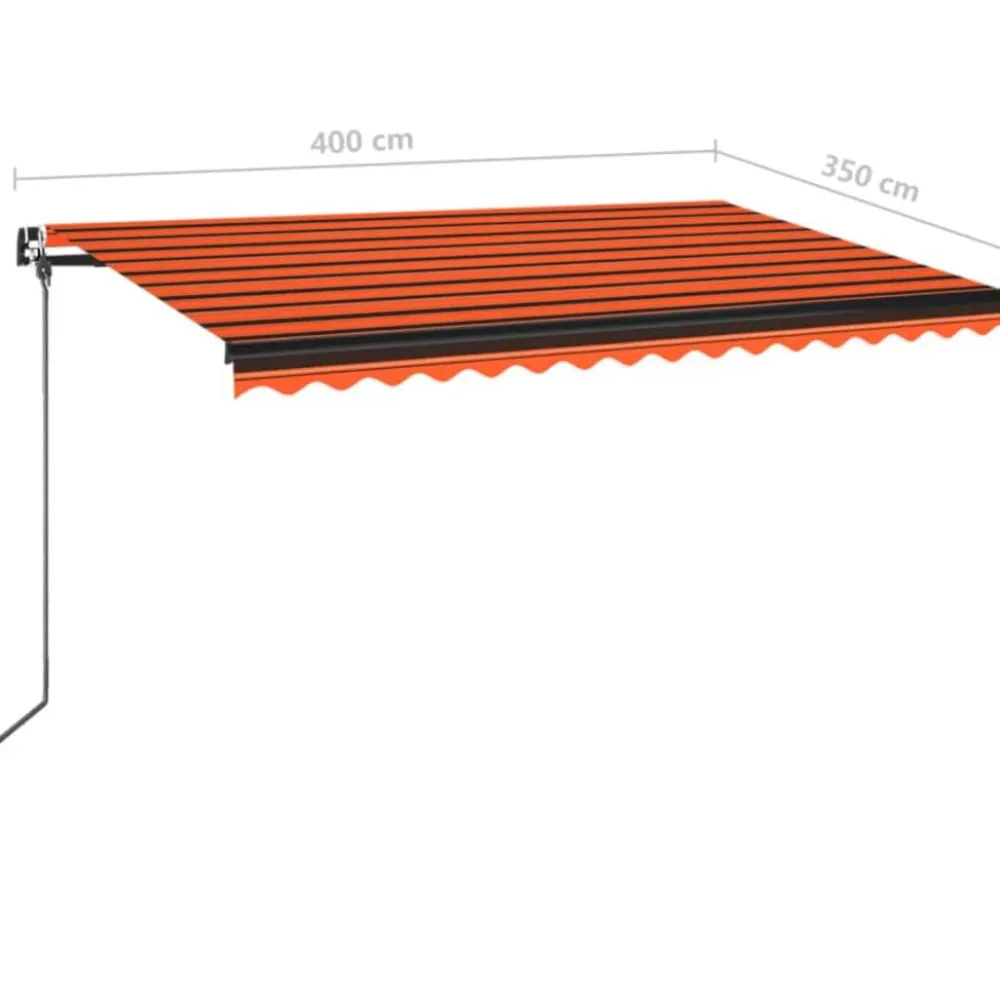 Best FinePRICE Manuaalisesti sisäänkelattava markiisi 1 300x250 cm sininen/valkoinen
