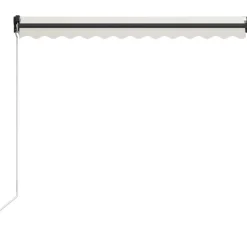 Best FinePRICE Manuaalisesti sisäänkelattava markiisi 1 300x250 cm sininen/valkoinen