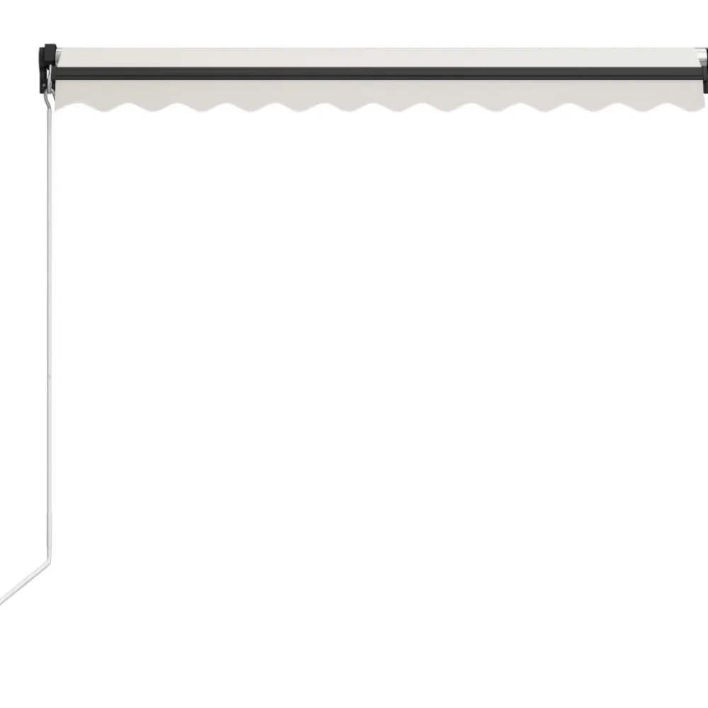 Best FinePRICE Manuaalisesti sisäänkelattava markiisi 1 300x250 cm sininen/valkoinen