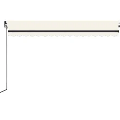 Best FinePRICE Manuaalisesti sisäänkelattava markiisi 1 300x250 cm sininen/valkoinen
