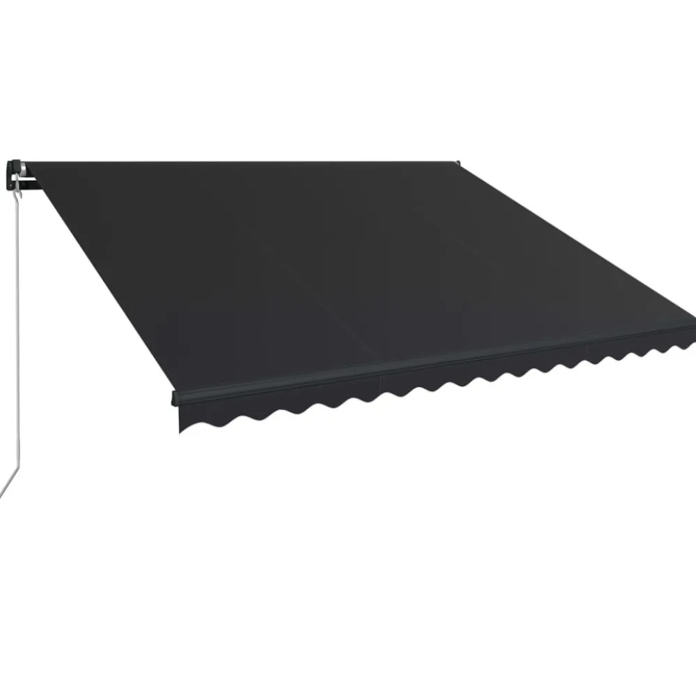 Best FinePRICE Manuaalisesti sisäänkelattava markiisi 1 300x250 cm sininen/valkoinen