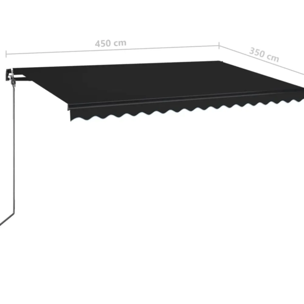 Best FinePRICE Manuaalisesti sisäänkelattava markiisi 1 300x250 cm sininen/valkoinen