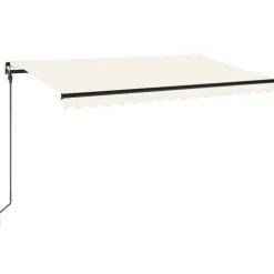 Best FinePRICE Manuaalisesti sisäänkelattava markiisi 1 300x250 cm sininen/valkoinen