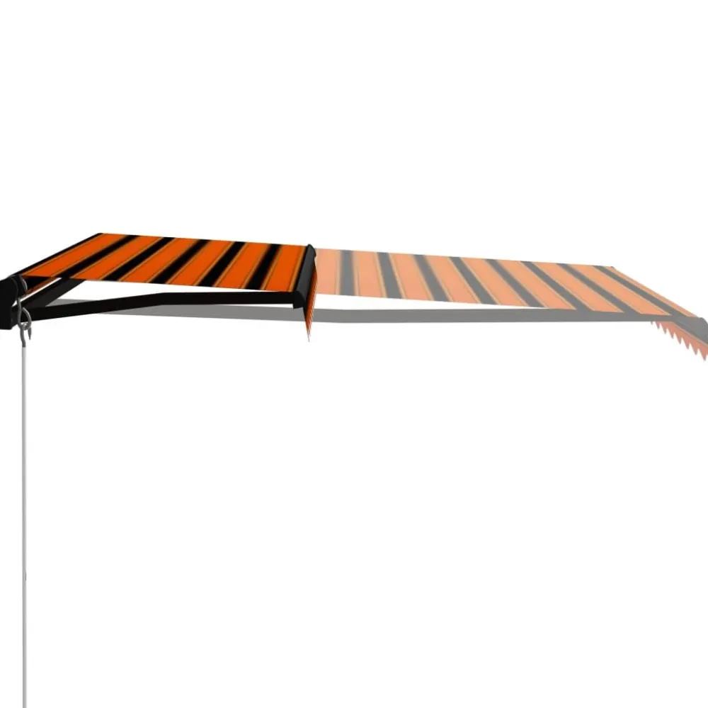 Best FinePRICE Manuaalisesti sisäänkelattava markiisi 1 300x250 cm sininen/valkoinen