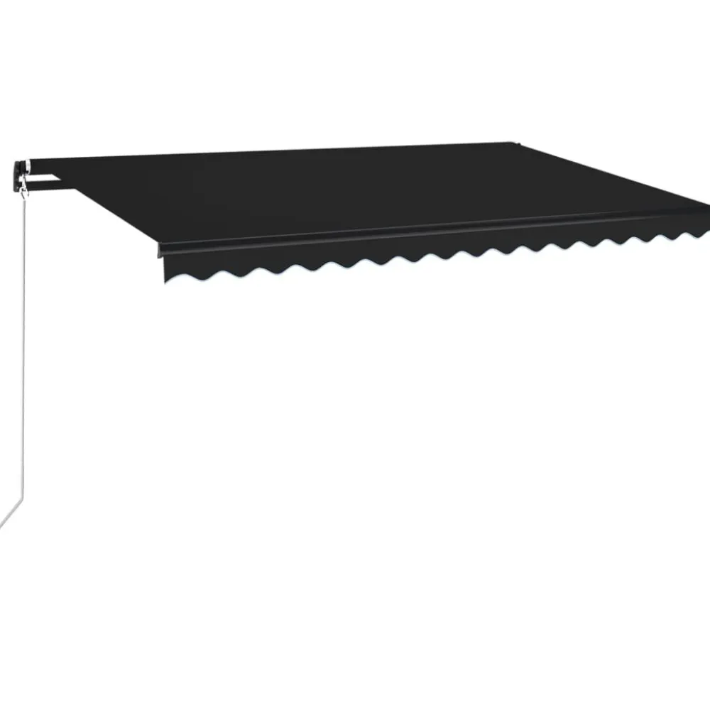 Best FinePRICE Manuaalisesti sisäänkelattava markiisi 1 300x250 cm sininen/valkoinen