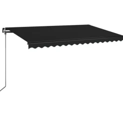 Best FinePRICE Manuaalisesti sisäänkelattava markiisi 1 300x250 cm sininen/valkoinen
