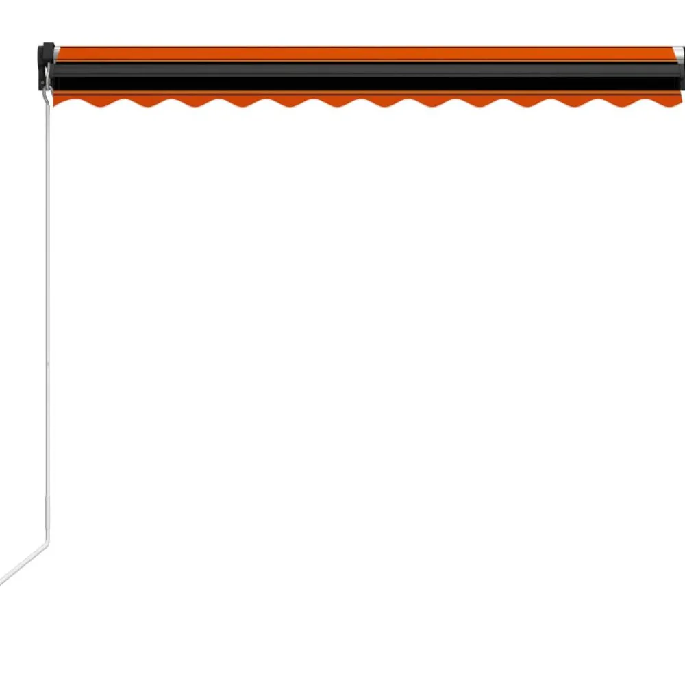 Best FinePRICE Manuaalisesti sisäänkelattava markiisi 1 300x250 cm sininen/valkoinen