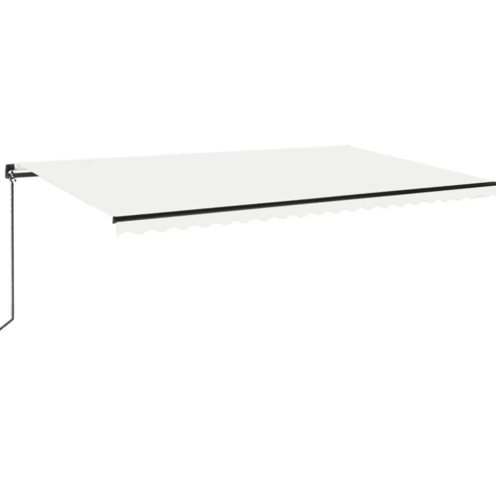 Best FinePRICE Manuaalisesti sisäänkelattava markiisi 1 300x250 cm sininen/valkoinen