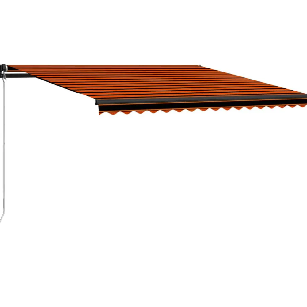 Best FinePRICE Manuaalisesti sisäänkelattava markiisi 1 300x250 cm sininen/valkoinen