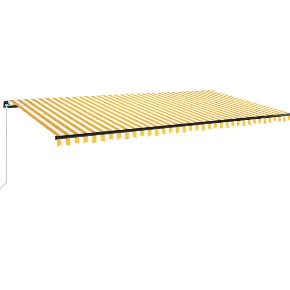 Best FinePRICE Manuaalisesti sisäänkelattava markiisi 1 300x250 cm sininen/valkoinen