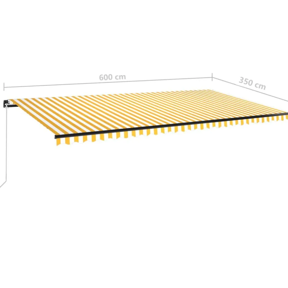 Best FinePRICE Manuaalisesti sisäänkelattava markiisi 1 300x250 cm sininen/valkoinen