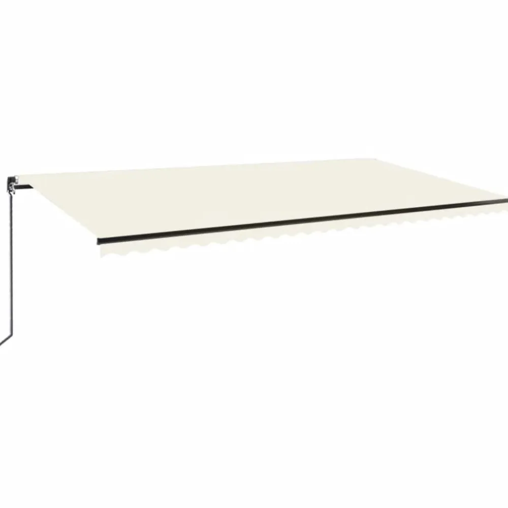 Best FinePRICE Manuaalisesti sisäänkelattava markiisi 1 300x250 cm sininen/valkoinen