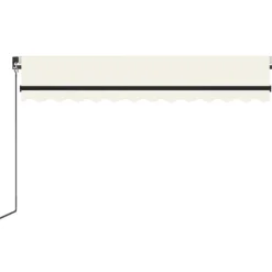 Best FinePRICE Manuaalisesti sisäänkelattava markiisi 1 300x250 cm sininen/valkoinen