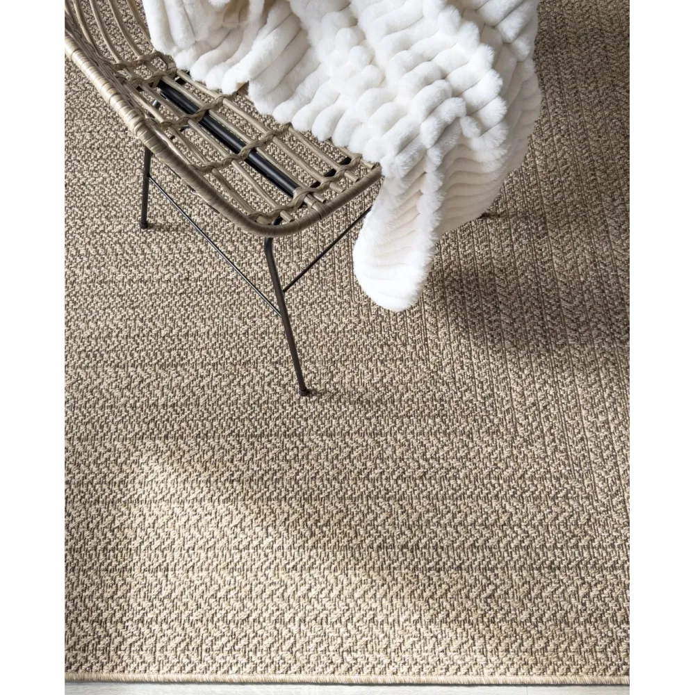 Sale Benina Matto Natural Frame, sisä- ja ulkokäyttöön, ruskea, eri kokoja