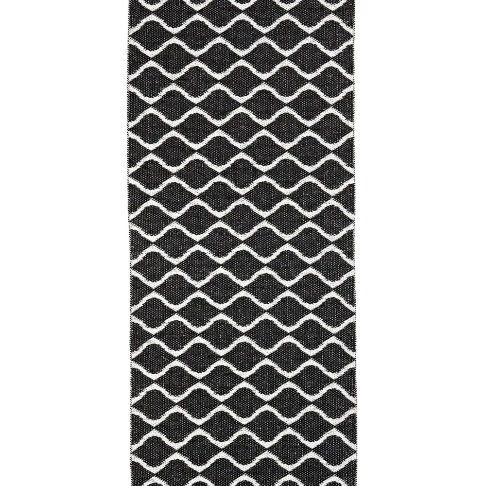 Online Horredsmattan Matto Wave, 50x70cm, musta