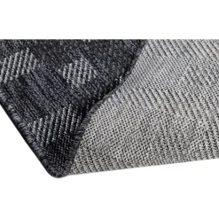 Hot Linento Matto Check 80x150 cm antrasiitti