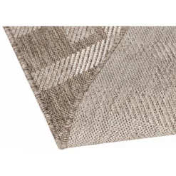 Hot Linento Matto Check 80x150 cm ruskeanbeige