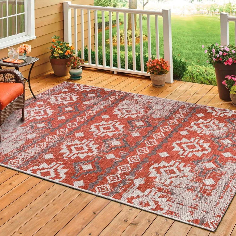 New Linento Matto Kos 200x290 cm punainen