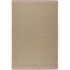 Outlet Linento Matto Kottby 200x290 cm vihreä/roosa