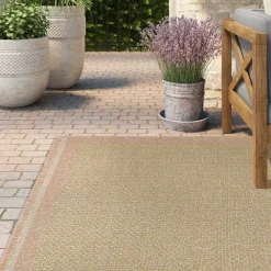 Outlet Linento Matto Kottby 200x290 cm vihreä/roosa