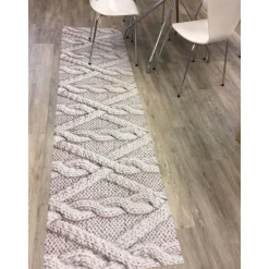 Tapetit.fi Matto Wool Beige 67x250cm