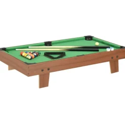 Online FinePRICE Mini-biljardipöytä, 92x52x19 cm, ruskea/vihreä