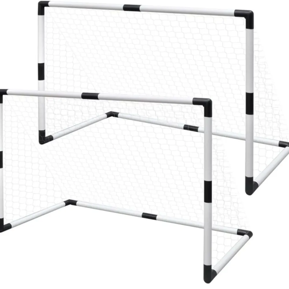 FinePRICE Minijalkapallomaalisarja lapsille, 2-osainen, 91.5x48x61cm