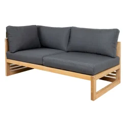 Sale Home4you Moduulisohva Serenity, 2-Istuttava, oikea, tummanharmaa