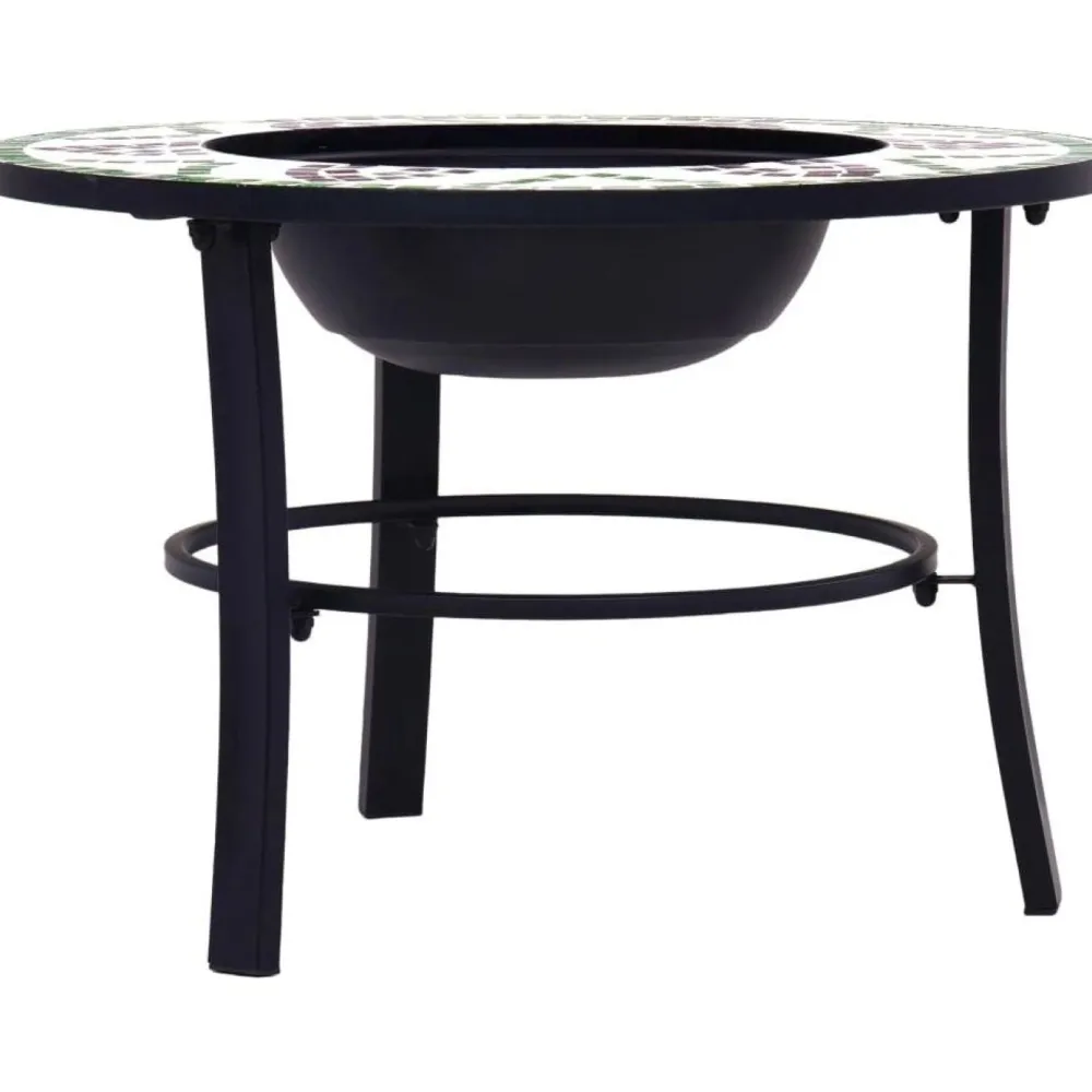 Clearance FinePRICE Mosaiikkitulisija 68cm, keramiikka, vihreä