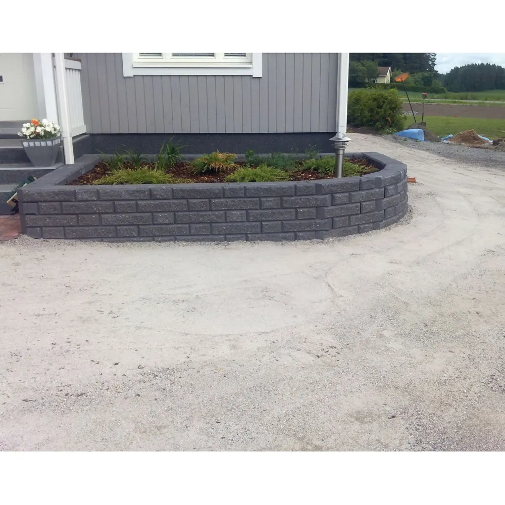 Discount Betonilaatta Muurikivi Beto-vallimuuri kansipari 560x200x100 mm musta