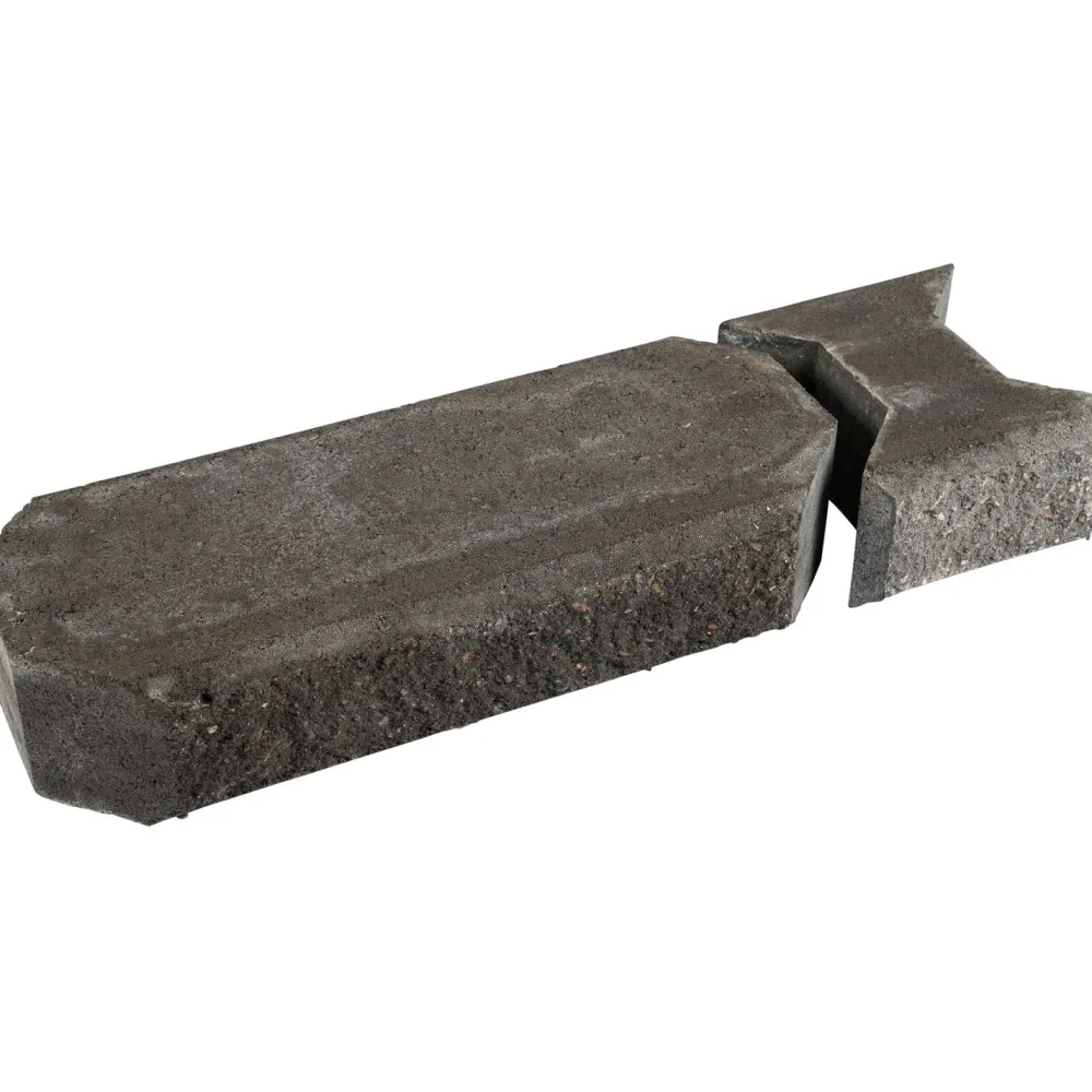 Discount Betonilaatta Muurikivi Beto-vallimuuri kansipari 560x200x100 mm musta