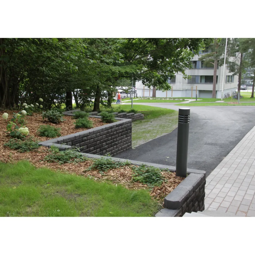 Discount Betonilaatta Muurikivi Beto-vallimuuri kansipari 560x200x100 mm musta