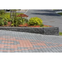 Best Lakka Rakennustuotteet Muurikivi Lakka 360x300x80 mm musta