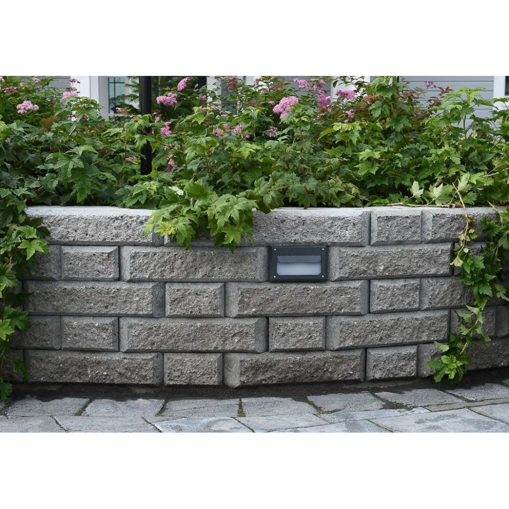 Best Rudus Muurikivi Aitakivi peruspari 560x200x100 mm sileä harmaa