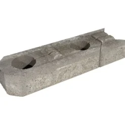 Best Rudus Muurikivi Aitakivi peruspari 560x200x100 mm sileä harmaa