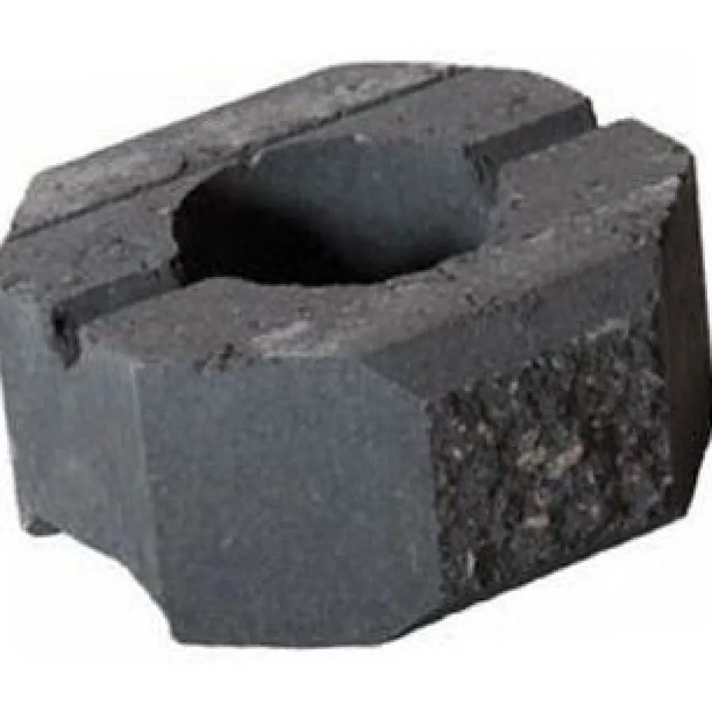 Outlet Rudus Muurikivi Aitakivi päätykivi 200x200x100 mm sileä musta