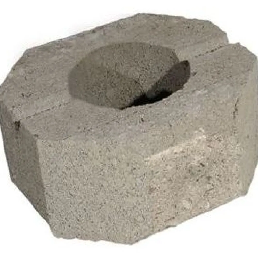 Online Rudus Muurikivi Aitakivi päätykivi 200x200x100 mm sileä harmaa