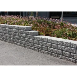 Online Rudus Muurikivi Aitakivi päätykivi 200x200x100 mm sileä harmaa