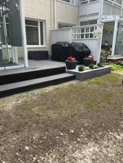 Clearance Rudus Muurikivi Antikko 330x165x165 mm profiloitu musta
