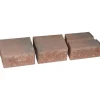 Outlet Rudus Muurikivi Muurikko kaarrekivet 235x235x100 mm sileä punamusta