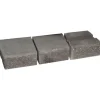 Hot Rudus Muurikivi Muurikko kaarrekivet 235x235x100 mm sileä musta