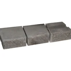 Hot Rudus Muurikivi Muurikko kaarrekivet 235x235x100 mm sileä musta