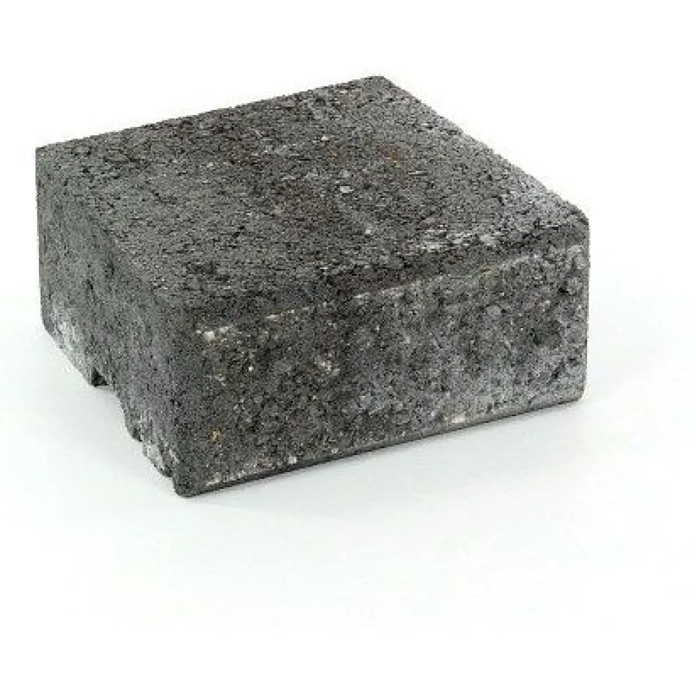 Best Rudus Muurikivi Muurikko kansikivi 235x235x100 mm sileä musta