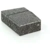 Hot Rudus Muurikivi Muurikko kulmakivi 352x235x100 mm sileä musta